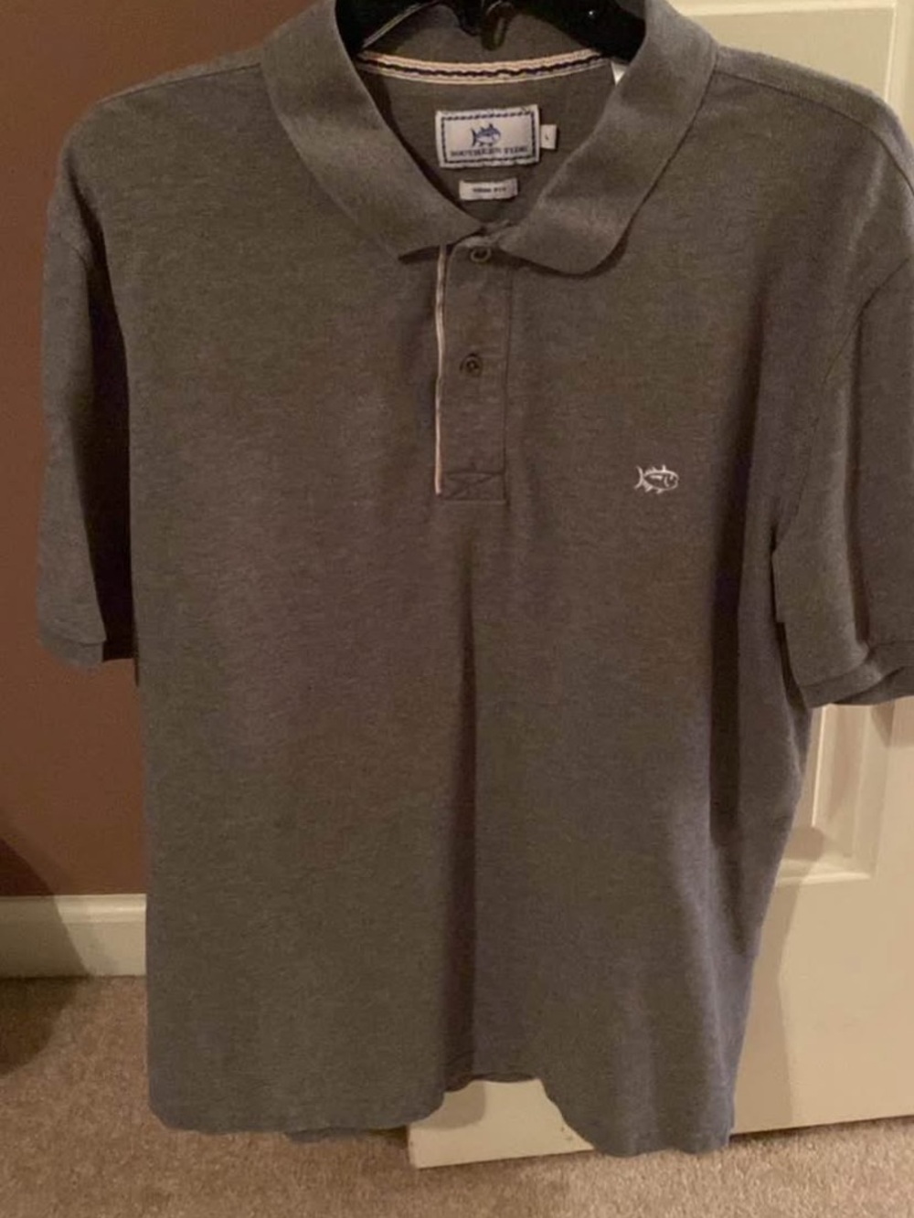 Southern Tide Gray Men's Polo Shirt